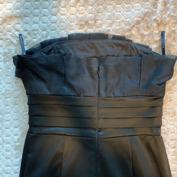 NWOT BeBe Black Strapless Dress - Picture 5 of 6